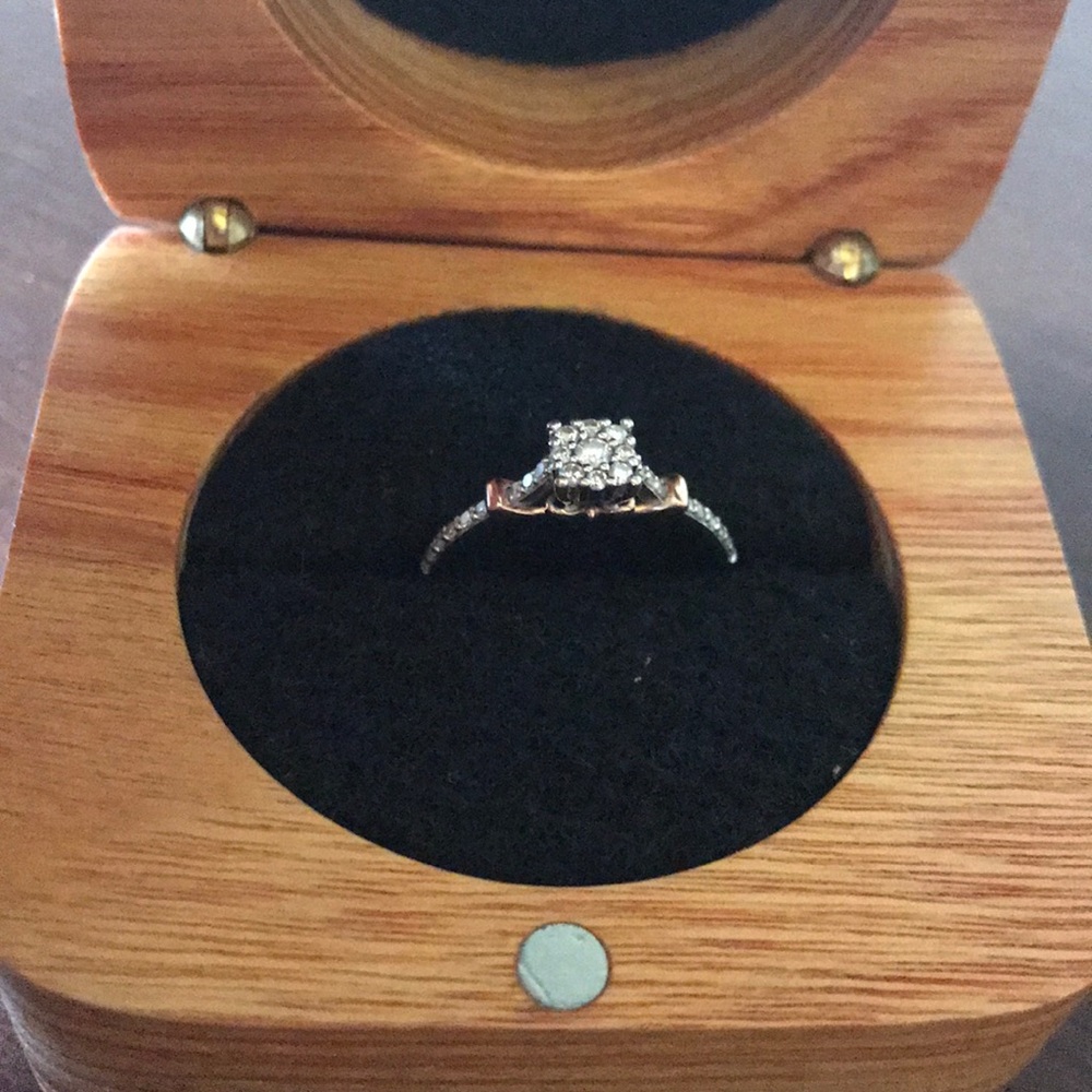 Disney belle engagement ring